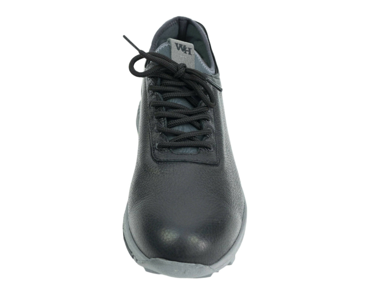 Men's Ace Deerskin Golf Shoes - in All Black