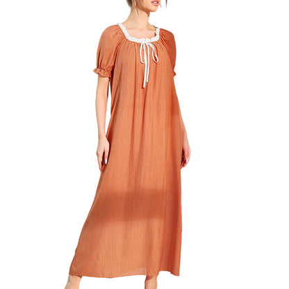 Middle Eastern French Temperament Home Wear Loose Casual Summer Pajamas For Ladies