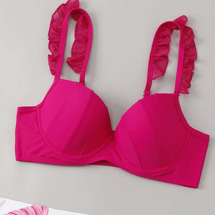 Printed Sexy Bikini Three-Piece Swimwear