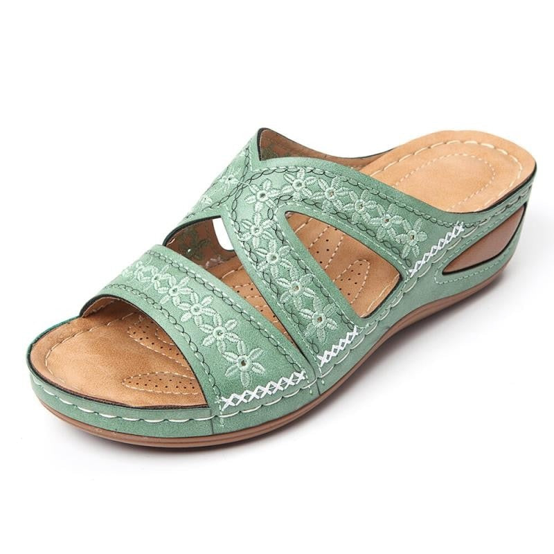 Women'S Sandals Open Toe Summer Women Flats Shoes Female Lightweight Woman Wedges Sandals Ladies Sandals Big Size