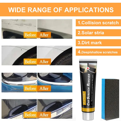 Car Scratch Remover Auto Paint Repair Wax Car Polish Body Grinding Compound Paint Care Tools Vehicle Surface Restorer
