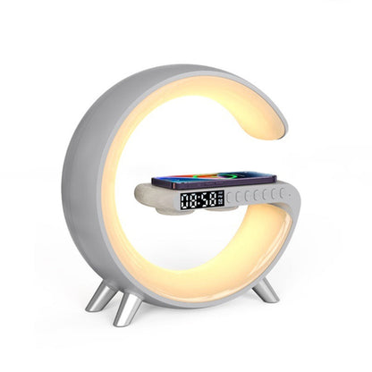G Shaped LED Light Bluetooth Speakers - Smart Sound-Activated Wireless