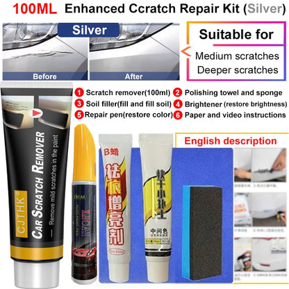 Car Scratch Remover Auto Paint Repair Wax Car Polish Body Grinding Compound Paint Care Tools Vehicle Surface Restorer