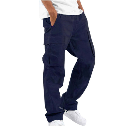 Men's Cargo Pants Long Trousers for Casual and Sporty Wear
