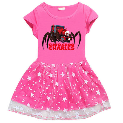 Girls' Half Sleeve Summer Dress