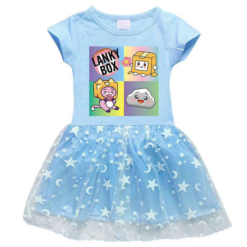 Girls' Half Sleeve Summer Dress