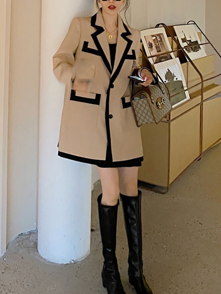 Spring And Summer Stitching Popular Autumn New Suit Jacket