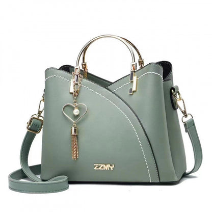 Color-blocked  large-capacity shoulder bag with high-quality crossbody design
