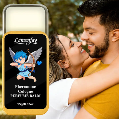 Lemonfay Pheromone Cologne Perfume Balm | Portable Long-Lasting Fragrance for Men & Women | Travel Size 15g