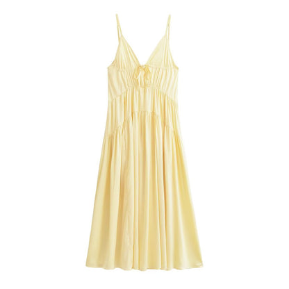 Summer hot girl pleated dress