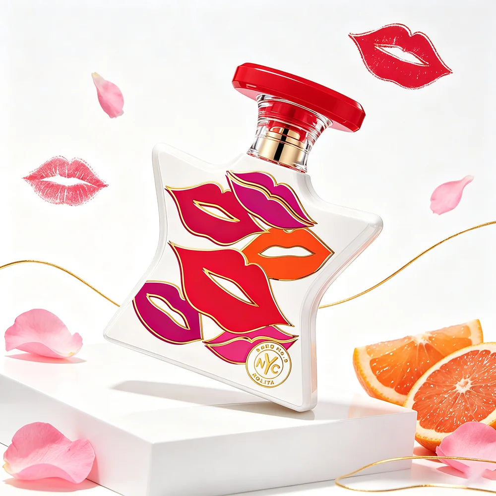 Bond No.9 Nolita Perfume 100ml Women Elegant Floral Scent Tangerine Freesia Top Notes Lily Jasmine Heart Soft Amber Sandalwood Base Long Lasting EDP Luxury NYC Gift Box