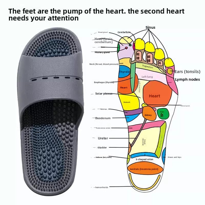 Massage Slippers with Acupoint Nodes