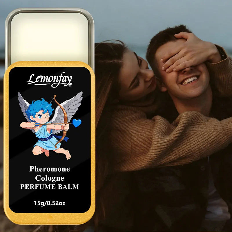 Lemonfay Pheromone Cologne Perfume Balm | Portable Long-Lasting Fragrance for Men & Women | Travel Size 15g