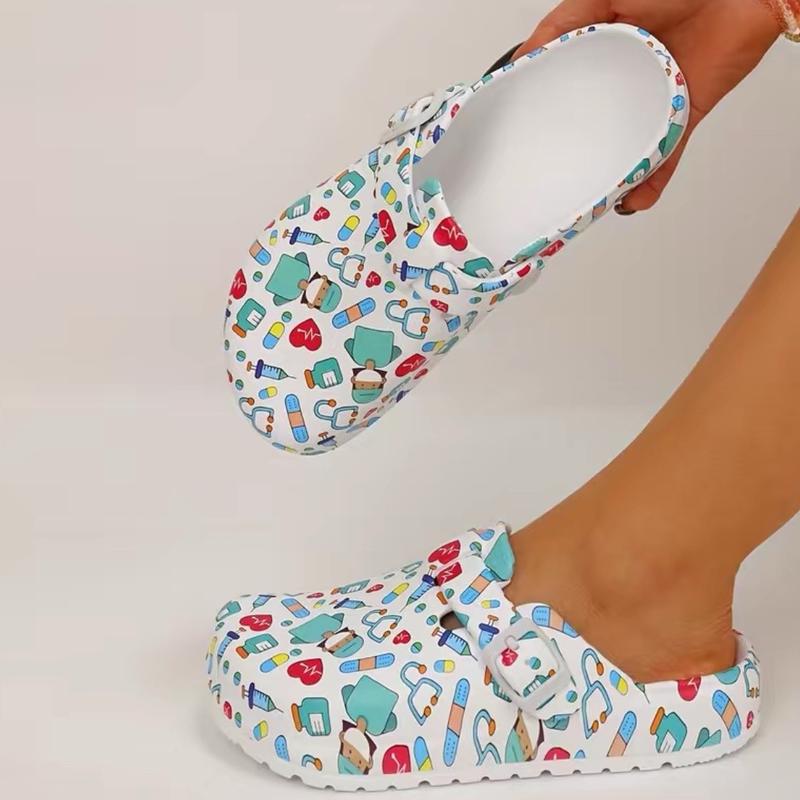 Nurses Shoes Platform EVA Clogs Mules - Comfort Lightweight Girls