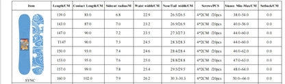 China Factory Direct Wholesale Snowboards Skis Set Customizable All-around Board Plane-cut Skateboard