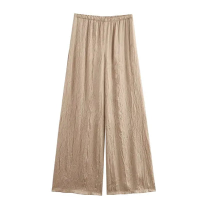 Minimalist Sets Elegant Casual Women's Set Solid Basics Vintage Pants Sets Summer Y2k Women Two-piece Ladies Set
