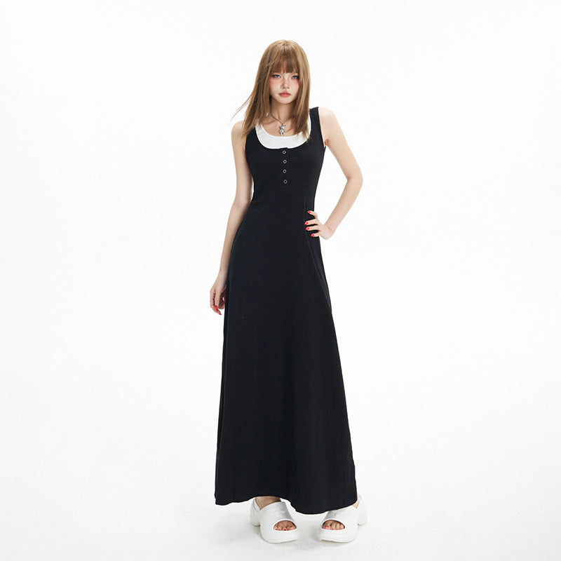 Women's Dress  A-Line Dress Summer Elegant Slimming Sleeveless Dress
