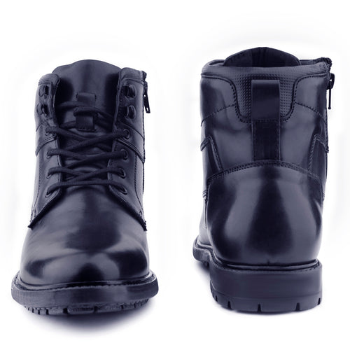 Handcrafted Italian Leather High Ankle Boots For Men (Size-UK-9)