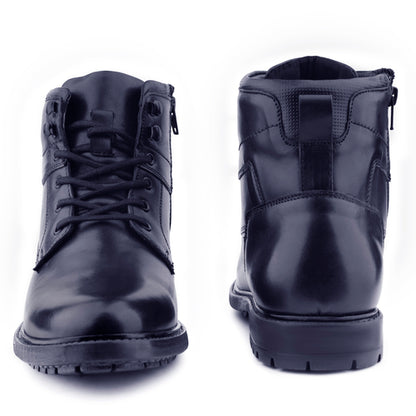 Handcrafted Italian Leather High Ankle Boots For Men (Size-UK-9)