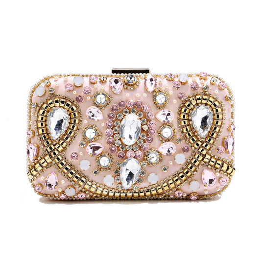 New Style Dinner Bag Ladies Banquet Clutch High End Hand Embroidered Dress Evening Bag
