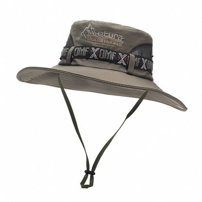 Men's  Bucket Hat Outdoor Sun Protection Wide Brim Hat Fishing Cap Beach Hiking Sun Hat