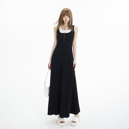 Women's Dress  A-Line Dress Summer Elegant Slimming Sleeveless Dress