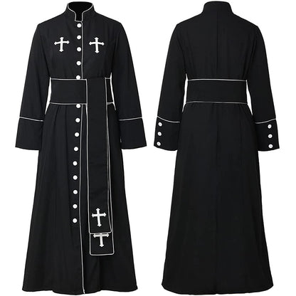Church clergy, priests, priests, clothing, ladies, priests' robes, Roman Cass with standing collars, clothing