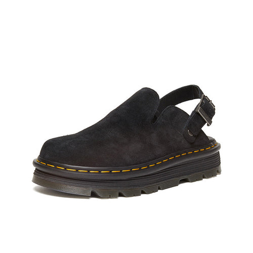 Suede Platform Mules - Womens Slip-On Clogs Comfortable Fashion