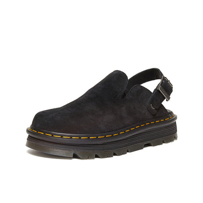Women's Slide Mules - Suede Thick Sole Slippers Fashion Casual Women