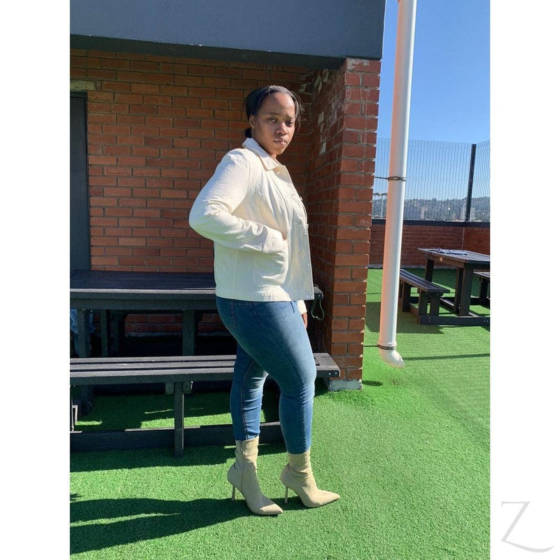 Ladies Super Strong Denim Jacket With Patch Pockets | "MS" - B Grade