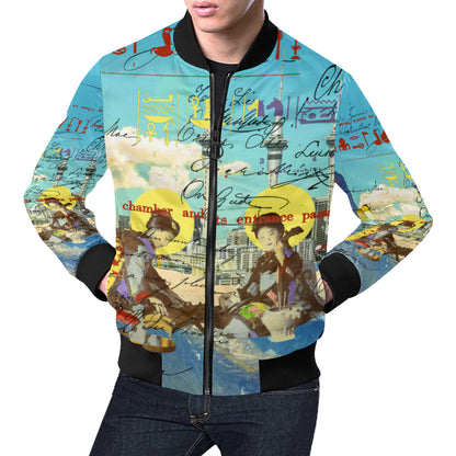 THE CONCERT II All Over Print Bomber Jacket for Men