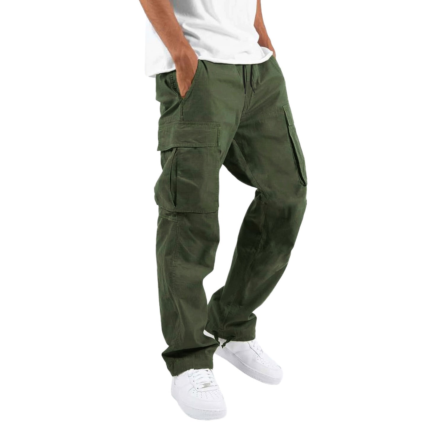 Men's Cargo Pants Long Trousers for Casual and Sporty Wear
