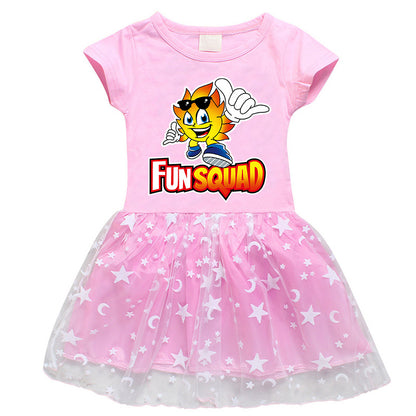 Girls' Half Sleeve Summer Dress