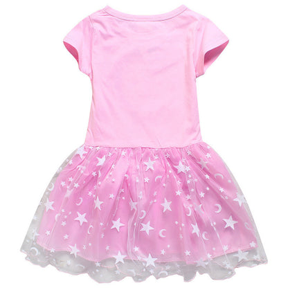 Girls' Half Sleeve Summer Dress