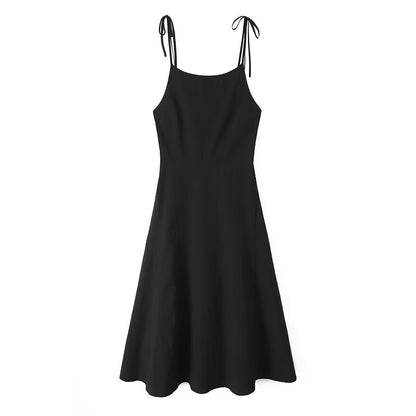 French bow flute dress for summer