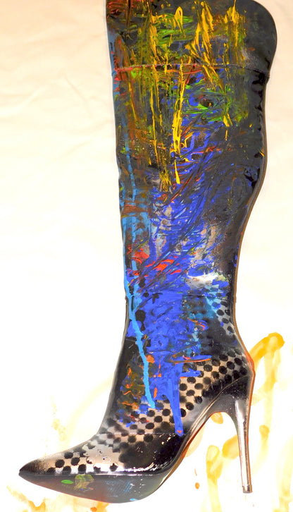 NOUVEAU BLACK CUSTOM BOOT | FIREBODY FOOTWEAR®