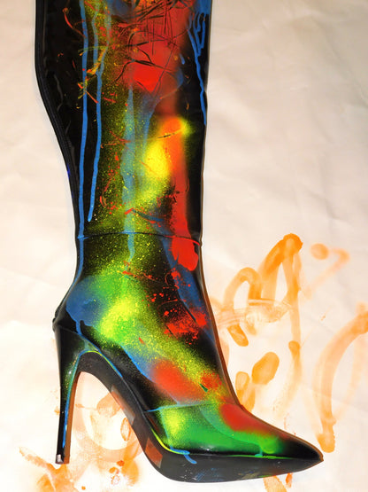 NOUVEAU BLACK CUSTOM BOOT | FIREBODY FOOTWEAR®