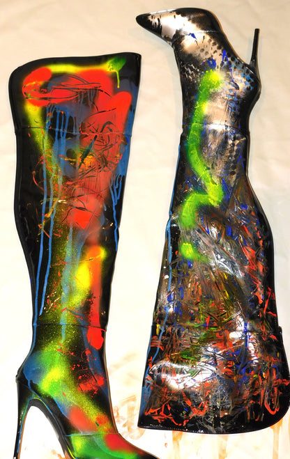 NOUVEAU BLACK CUSTOM BOOT | FIREBODY FOOTWEAR®