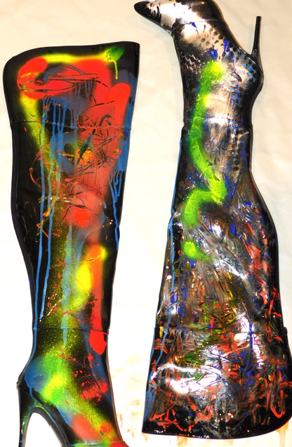 NOUVEAU BLACK CUSTOM BOOT | FIREBODY FOOTWEAR®