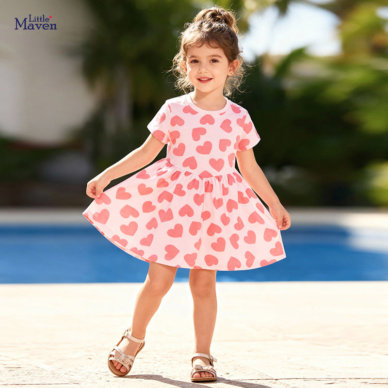Cute Sweet Children's Dress for Girls Summer Dress