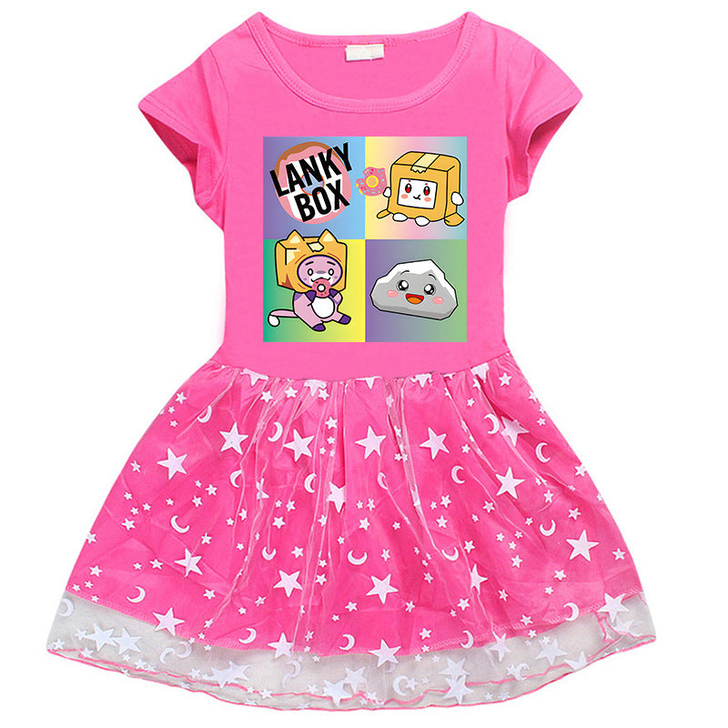 Girls' Half Sleeve Summer Dress
