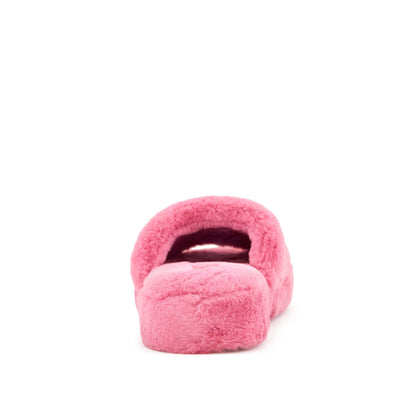 Women's Geneva Faux Fur Slipper Coral