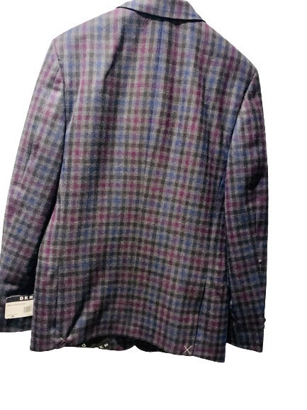 DKNY Big Boys Plaid-Print Jacket