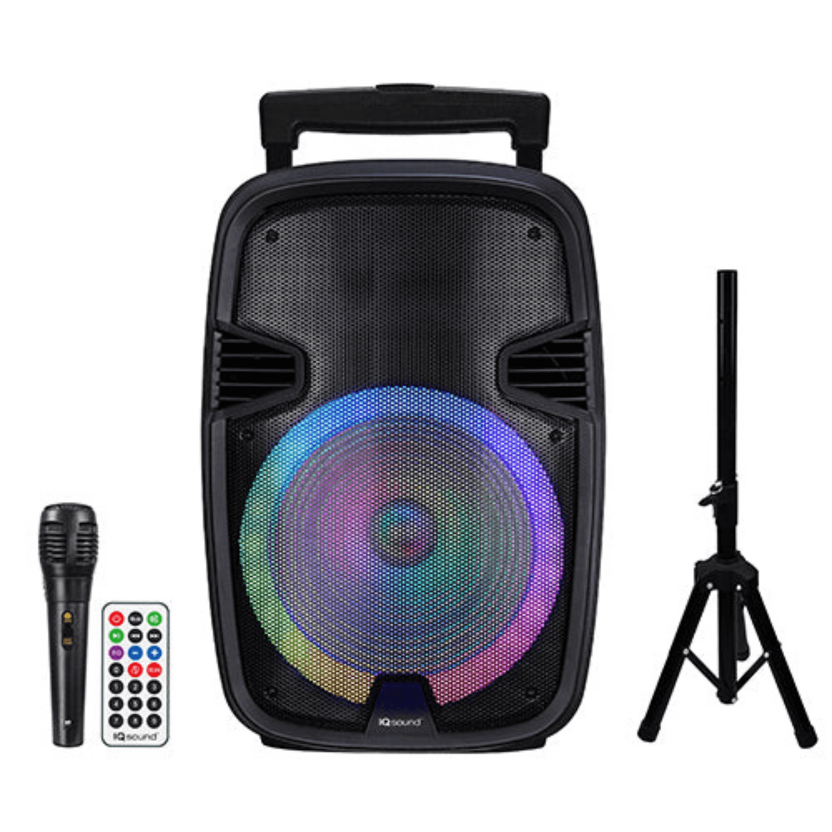 IQ Sound 15" Portable Bluetooth Speaker with True Wireless Stereo &