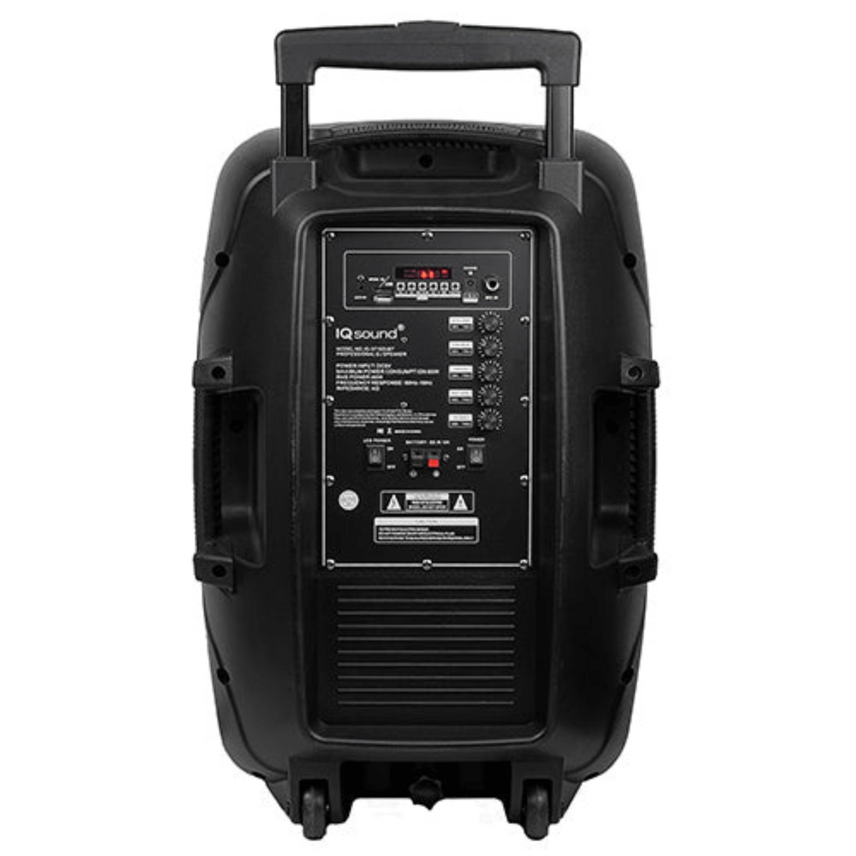 IQ Sound 15" Portable Bluetooth Speaker with True Wireless Stereo &