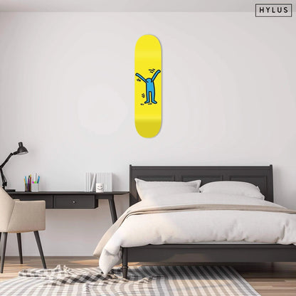 Happiness Blue Skateboard