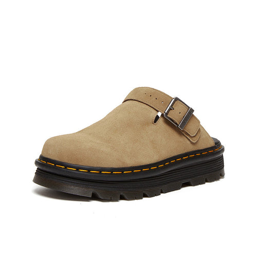 Women's Slide Mules - Suede Thick Sole Slippers Fashion Casual Women