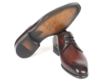 Paul Parkman Antique Brown Derby Shoes (ID#696AT51)