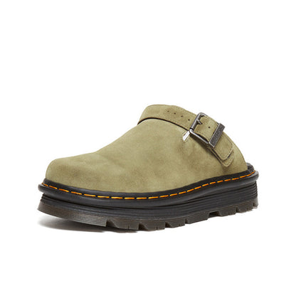 Women's Slide Mules - Suede Thick Sole Slippers Fashion Casual Women