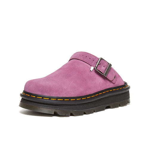 Suede Platform Mules - Womens Slip-On Clogs Comfortable Fashion